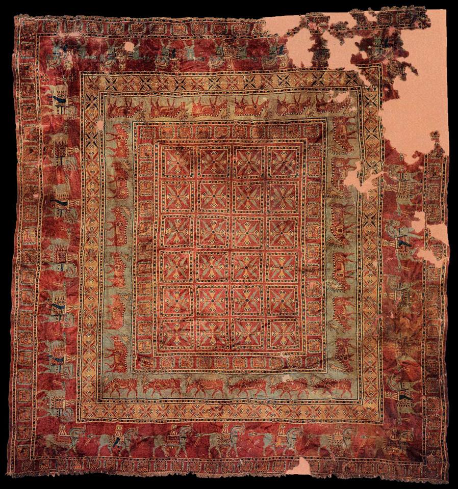 Pazyryk carpet, world's oldest carpet