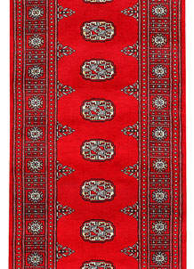 Red Bokhara 2' 7 x 8' 11 - No. 45296