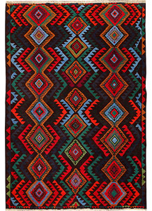 Multi Colored Baluchi 6' 7 x 9' 8 - No. 57138