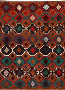 Multi Colored Baluchi 6' x 7' 7 - No. 57164