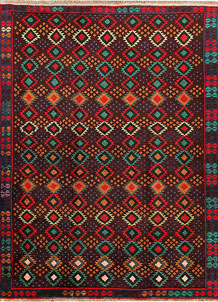 Multi Colored Baluchi 6' x 8' 1 - No. 57175