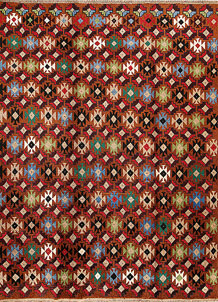 Multi Colored Baluchi 6' x 8' - No. 57178