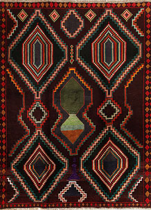 Multi Colored Baluchi 6' x 7' 10 - No. 57179