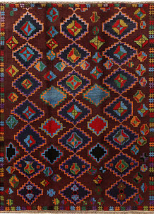 Multi Colored Baluchi 5' 9 x 7' 10 - No. 57188