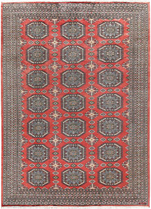 Indian Red Caucasian 8' x 11' 3 - No. 58517