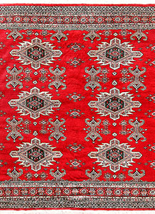 Red Caucasian 7' x 6' 7 - No. 58583