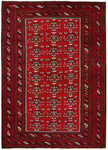 Multi Colored Baluchi 6' 9 x 10' 4 - No. 61802