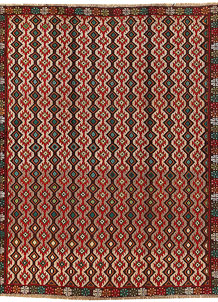 Multi Colored Baluchi 6' x 7' 9 - No. 61873