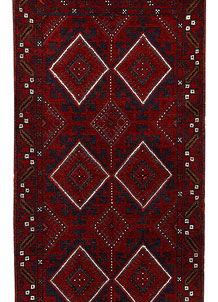 Multi Colored Mashwani 2' 6 x 11' 9 - No. 61910