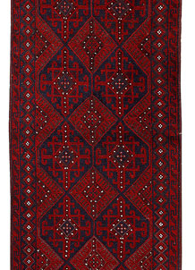 Multi Colored Mashwani 2' 4 x 11' 9 - No. 61926