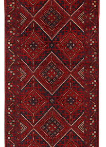 Multi Colored Mashwani 2' 5 x 11' 9 - No. 61927
