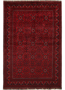 Dark Red Khal Mohammadi 6' 4 x 9' 5 - SKU 67011