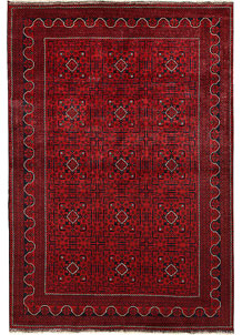 Dark Red Khal Mohammadi 6' 6 x 9' 8 - SKU 67013