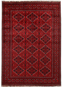 Dark Red Khal Mohammadi 6' 5 x 9' - SKU 67024