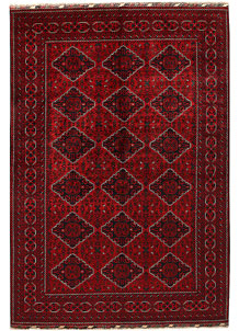 Dark Red Khal Mohammadi 6' 4 x 9' 3 - SKU 67027