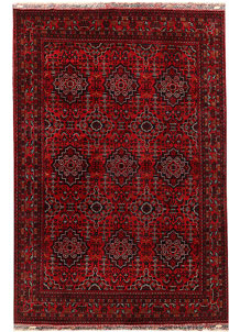 Dark Red Khal Mohammadi 6' 6 x 9' 7 - SKU 67032