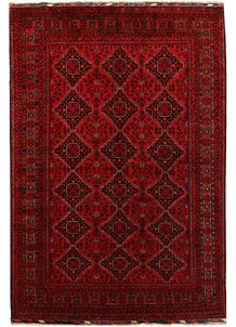 Dark Red Khal Mohammadi 6' 6 x 9' 9 - SKU 67041
