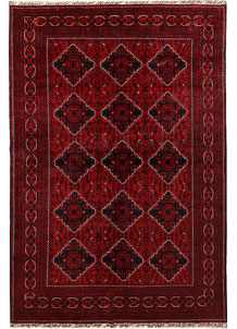 Dark Red Khal Mohammadi 6' 4 x 9' 5 - SKU 67043