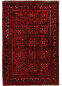 Dark Red Khal Mohammadi 6' 4 x 9' 7 - SKU 67050