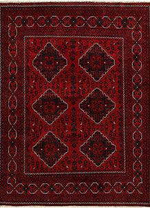 Dark Red Khal Mohammadi 4' 10 x 6' 4 - SKU 67058