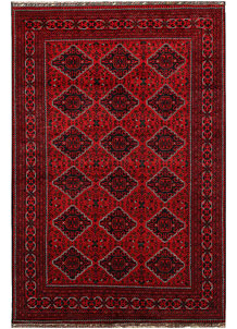 Dark Red Khal Mohammadi 6' 7 x 9' 8 - No. 67076