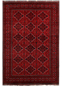 Dark Red Khal Mohammadi 6' 5 x 9' 5 - SKU 67087
