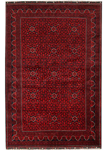 Dark Red Khal Mohammadi 6' 7 x 9' 10 - SKU 67129