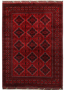 Dark Red Khal Mohammadi 6' 5 x 9' 1 - SKU 67141