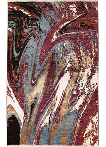 Multi Colored Abstract 4' 1 x 6' 3 - SKU 67803