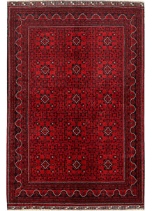 Dark Red Khal Mohammadi 6' 4 x 9' 7 - No. 68091