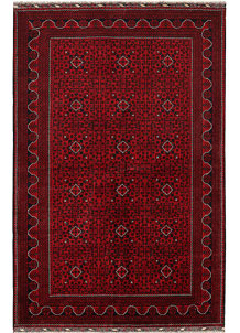 Dark Red Khal Mohammadi 6' 4 x 9' 7 - SKU 68099