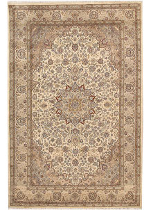 Blanched Almond Isfahan 5' 6 x 8' 4 - SKU 68334