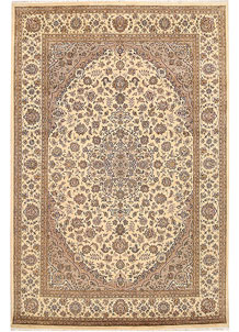 Blanched Almond Isfahan 6' 7 x 9' 10 - SKU 68439