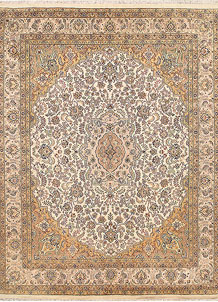 Blanched Almond Isfahan 7' 10 x 9' 11 - SKU 68586