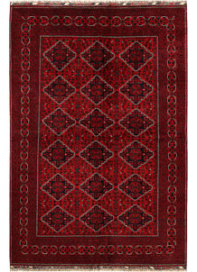 Dark Red Khal Mohammadi 6' 5 x 9' 6 - SKU 68658