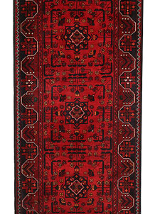 Dark Red Khal Mohammadi 2' 7 x 12' 8 - No. 69004