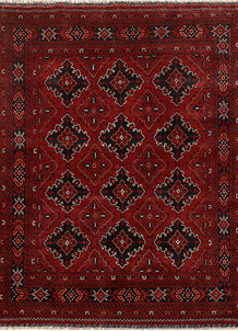 Dark Red Khal Mohammadi 5' 1 x 6' 4 - No. 69312