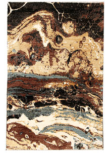 Multi Colored Abstract 3' 10 x 5' 10 - SKU 70938
