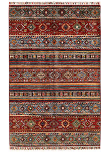 Multi Colored Kazak 3' 11 x 5' 6 - SKU 73520
